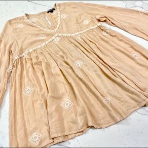 RD & Koko light peach boho tunic